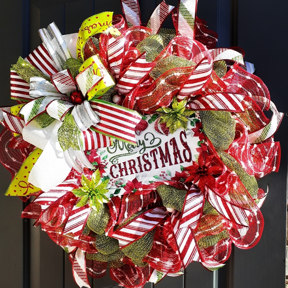 Merry Christmas Wreath